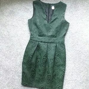 Beautiful emerald green cocktail dress